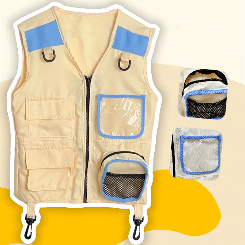 Kids Outdoor Explorer Set - صدرية مستكشف للمغامرات للأطفال ، لعبة