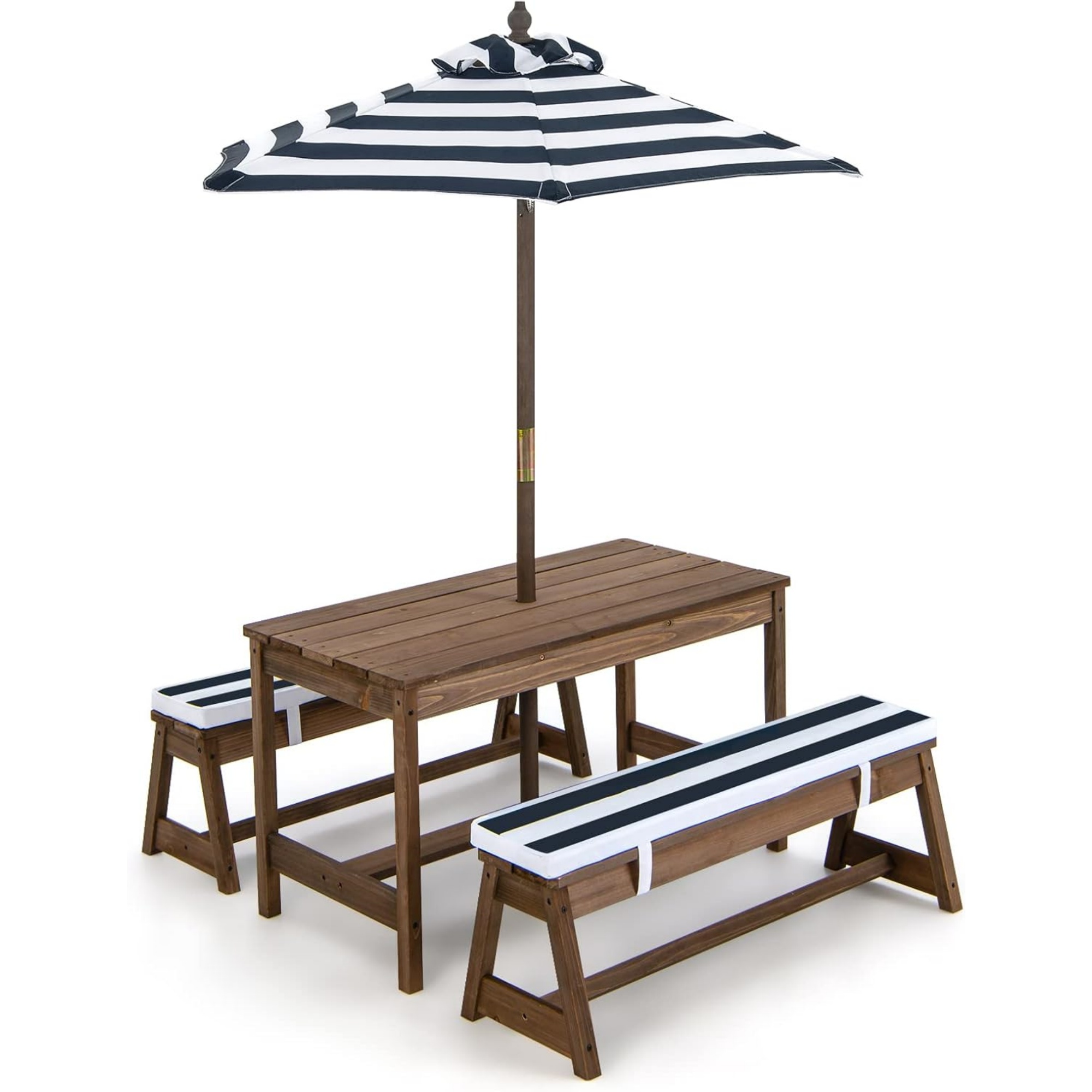 Kids Outdoor Activity Table - طاولة نزهة للأطفال مع مظلة قابلة
