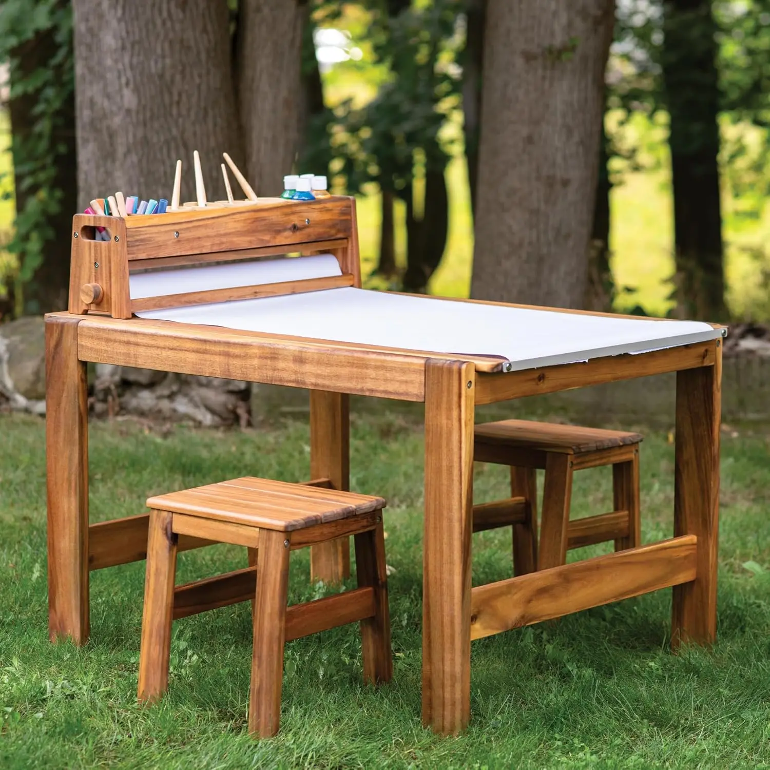 Kids Outdoor Table And Chair Set - طقم طاولة وكرسي أكاديا للأنشطة الخارجية: