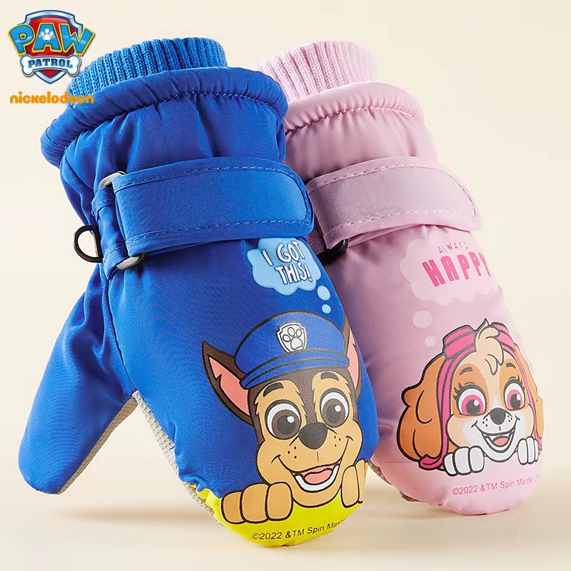 Kids Outdoor Gloves - حقيقية باو باترول الأطفال قفازات التزلج