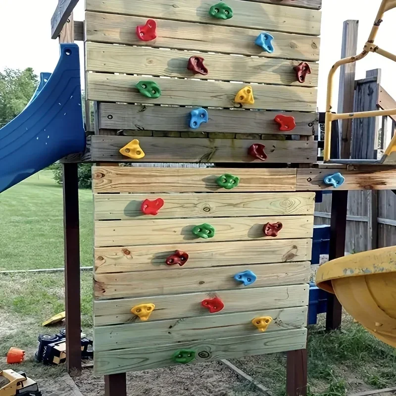 Kids Outdoor Climbing Structure - أحجار تسلق للأطفال، معدات تسلق الصخور