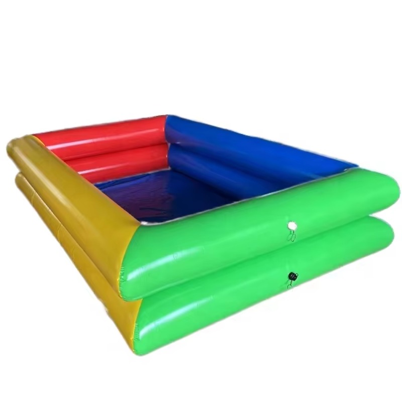 Kids Outdoor House - حوض سباحة قابل للنفخ مزدوج الطبقات