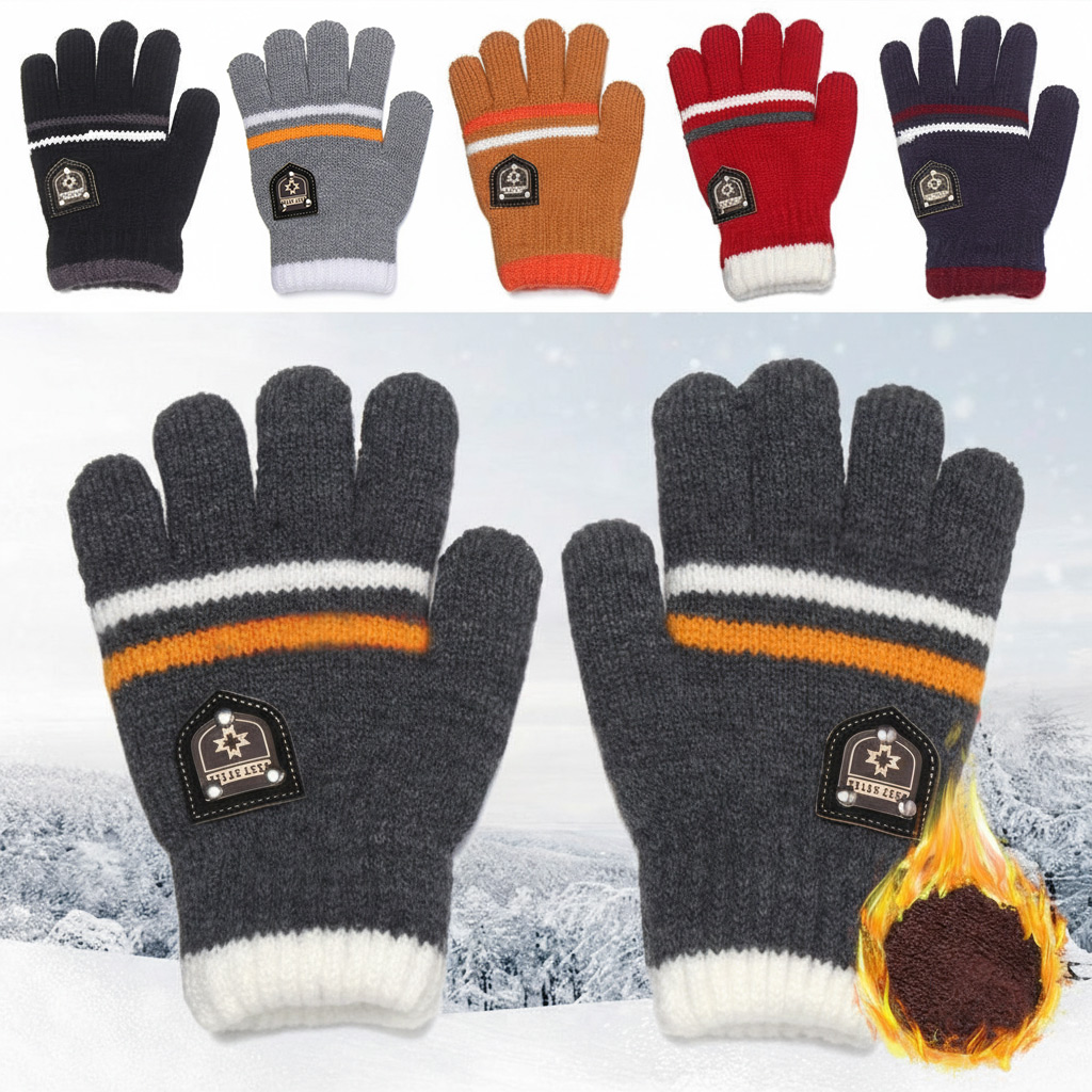 Kids Outdoor Gloves - أطفال قفازات الشتاء قفازات كاملة الأصابع