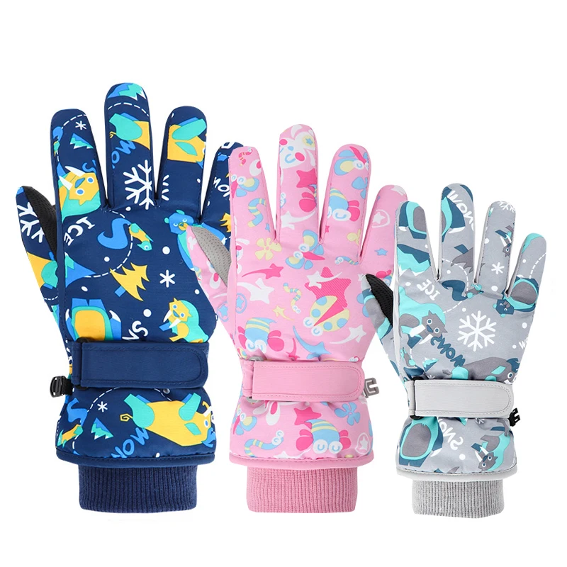 Kids Outdoor Gloves - الشتاء الأطفال قفازات التزلج رشاقته مقاوم