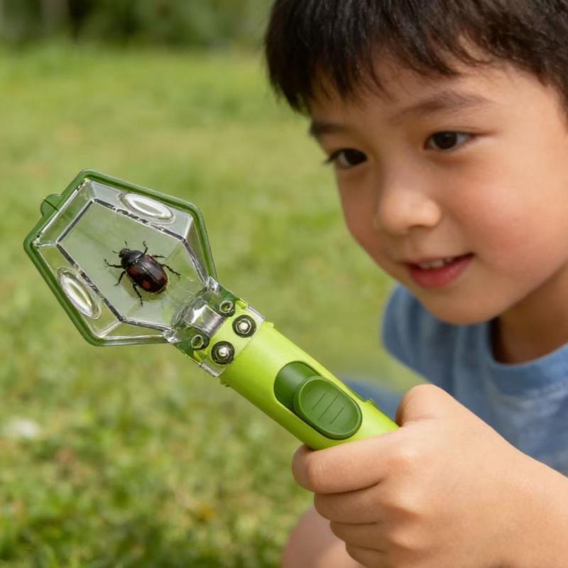 Kids Outdoor Nature Toys - مكبر رؤية للأطفال، صندوق لصيد الحشرات،