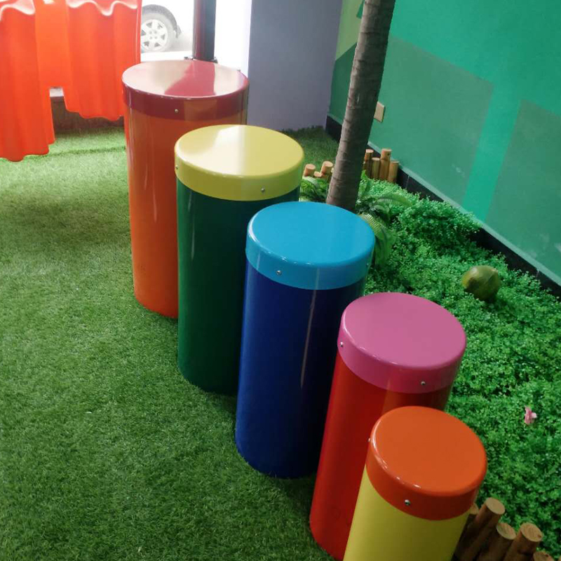 Kids Outdoor Music - مجموعة طبول إيقاعية ملونة بتصميم إبداعي