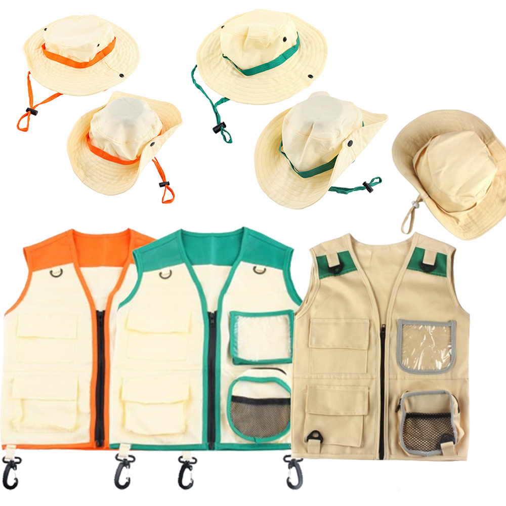 Kids Outdoor Explorer Set - طقم زي استكشاف للأطفال: سترة مغامرات