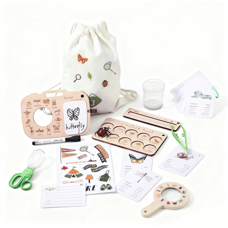 Kids Outdoor Explorer Set - ألعاب مونتيسوري للأطفال، مجموعة ألعاب استكشافية