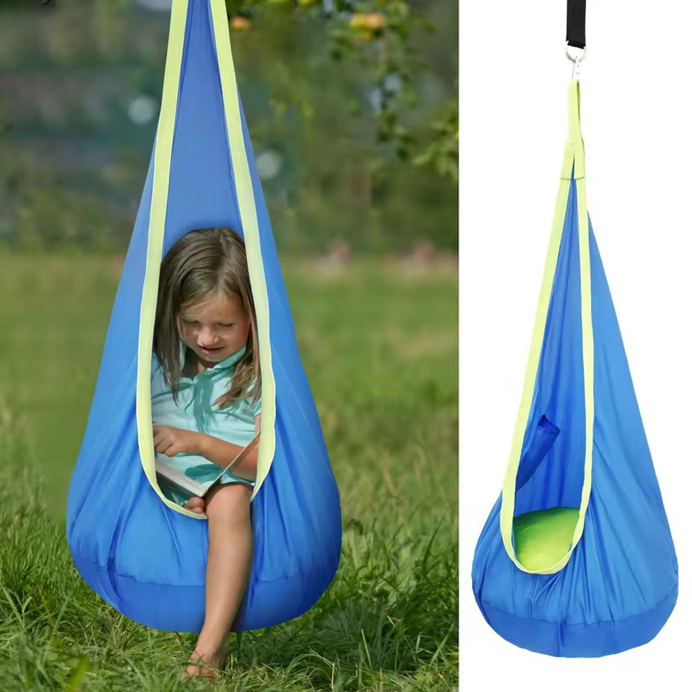 كرسي أرجوحة للأطفال من النايلو - مراجعة Kids Outdoor Swing Chair وسعره