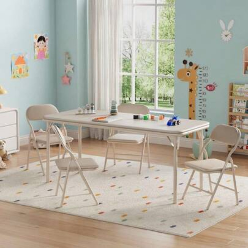 طاولة أنشطة للأطفال قابلة للطي - مراجعة Kids Outdoor Activity Table وسعره