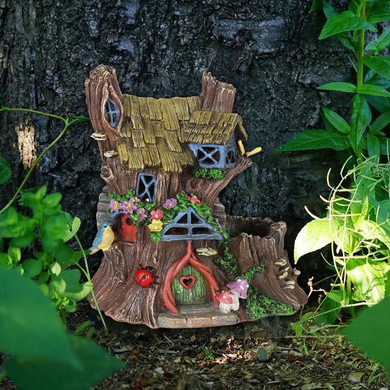 شجرة وجوه ديكور في الهواء الطل - مراجعة Kids Outdoor Fairy Garden وسعره