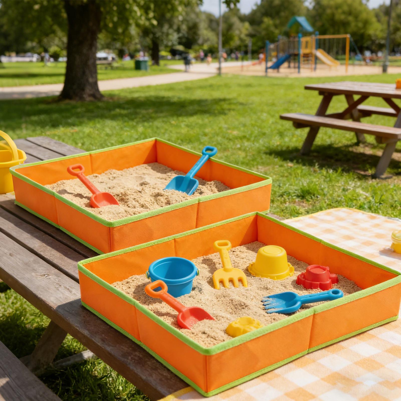 طاولة رملية للأطفال للاستخدام  - مراجعة Kids Outdoor Activity Table وسعره