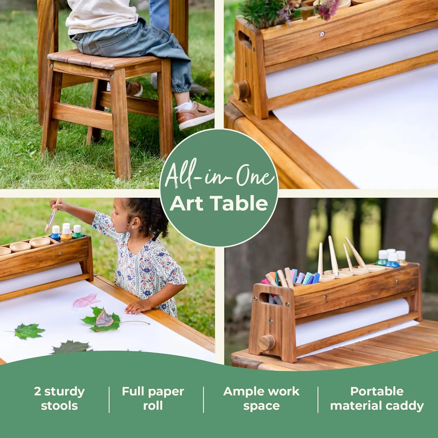 طقم طاولة وكرسي أكاديا للأنشطة - مراجعة Kids Outdoor Table And Chair Set وسعره
