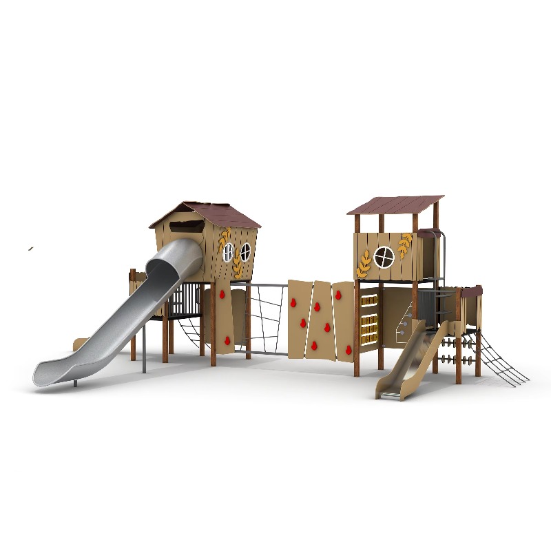 مجموعة ألعاب خشبية خارجية مع ب - مراجعة Kids Outdoor Climbing Structure وسعره