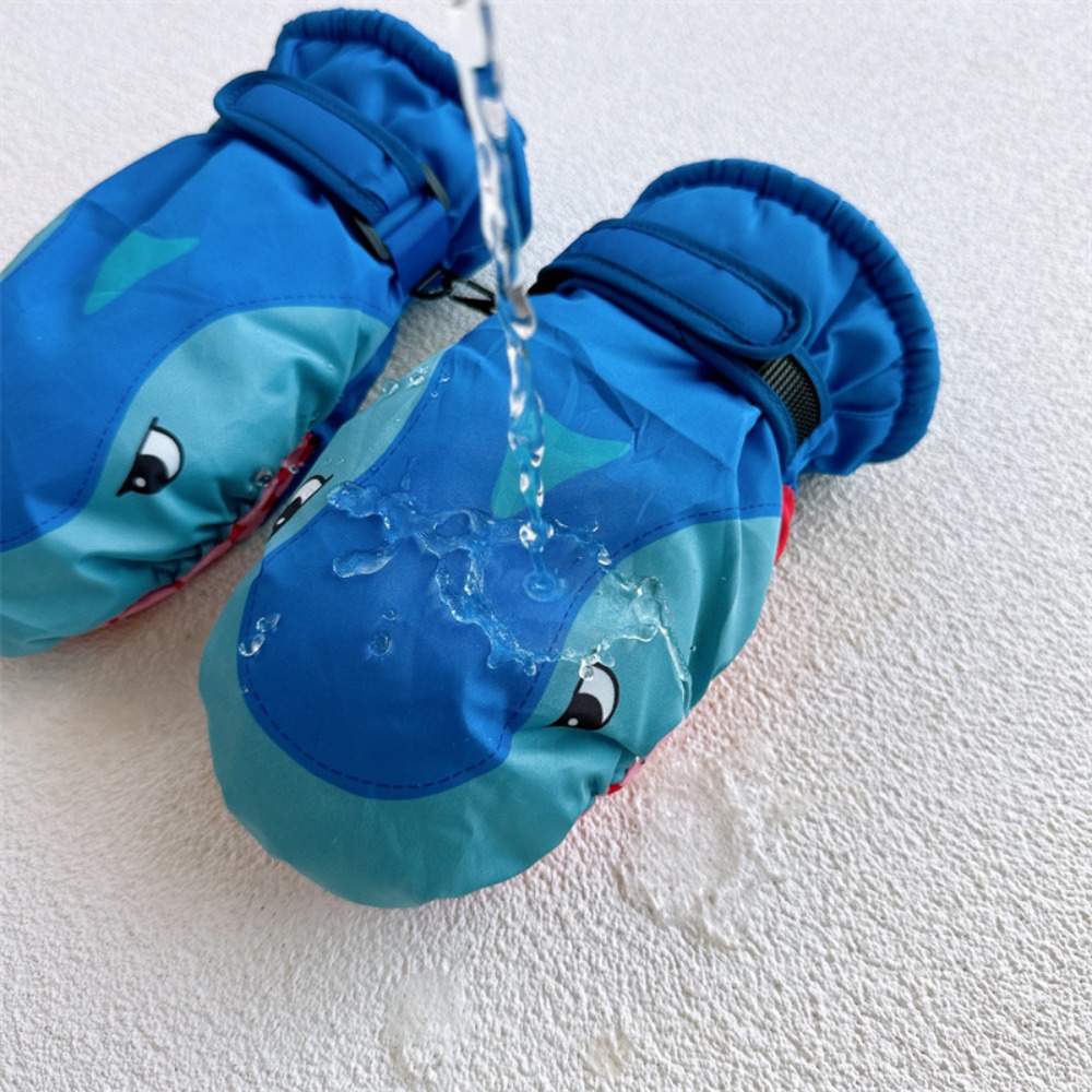 قفازات تزلج للأطفال بتصميم كرت - مراجعة Kids Outdoor Gloves وسعره