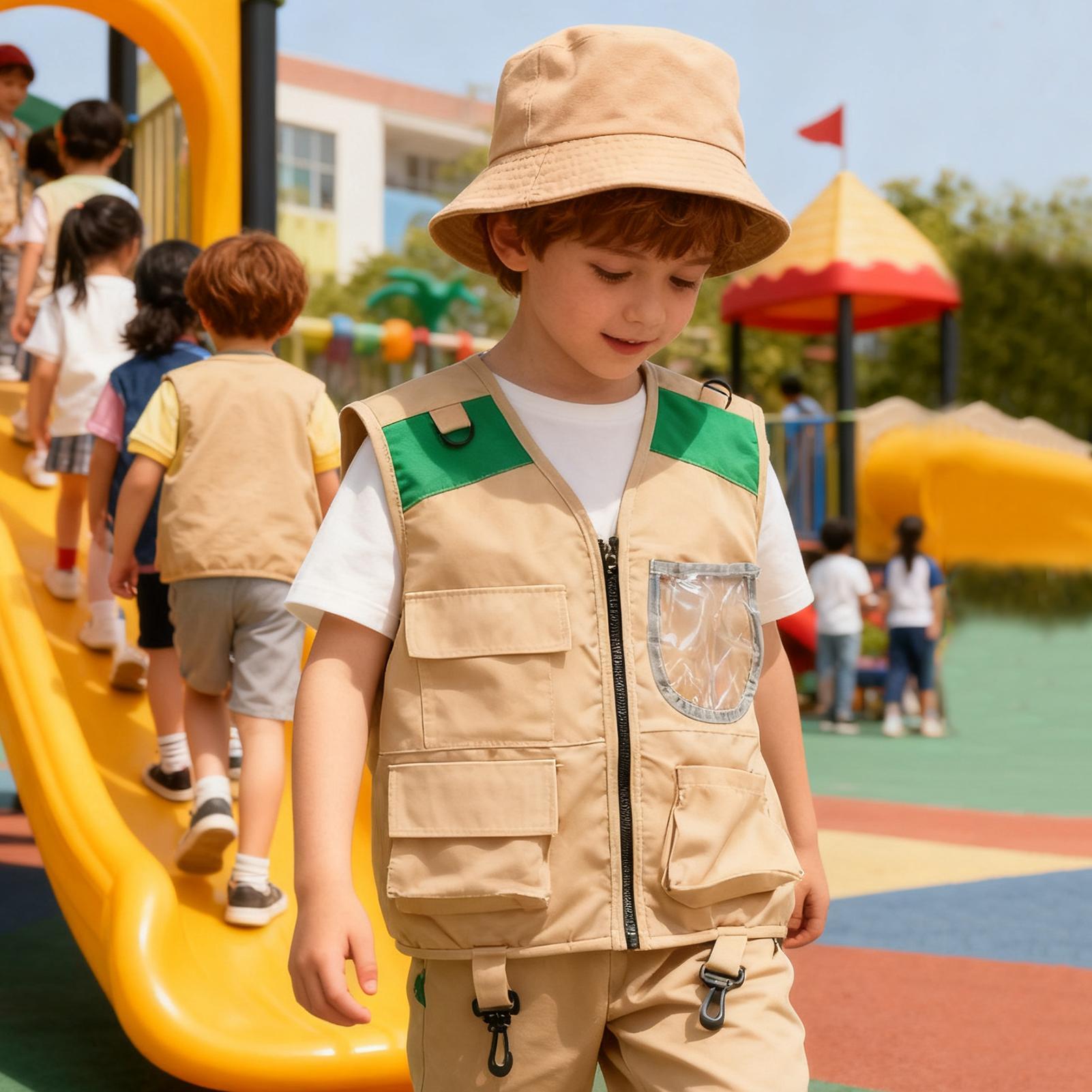 طقم قبعة وسترة استكشافية للأطف - مراجعة Kids Outdoor Explorer Set وسعره