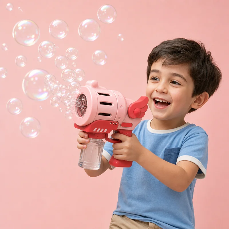 آلة فقاعات كهربائية مع أضواء و - مراجعة Kids Outdoor Music وسعره