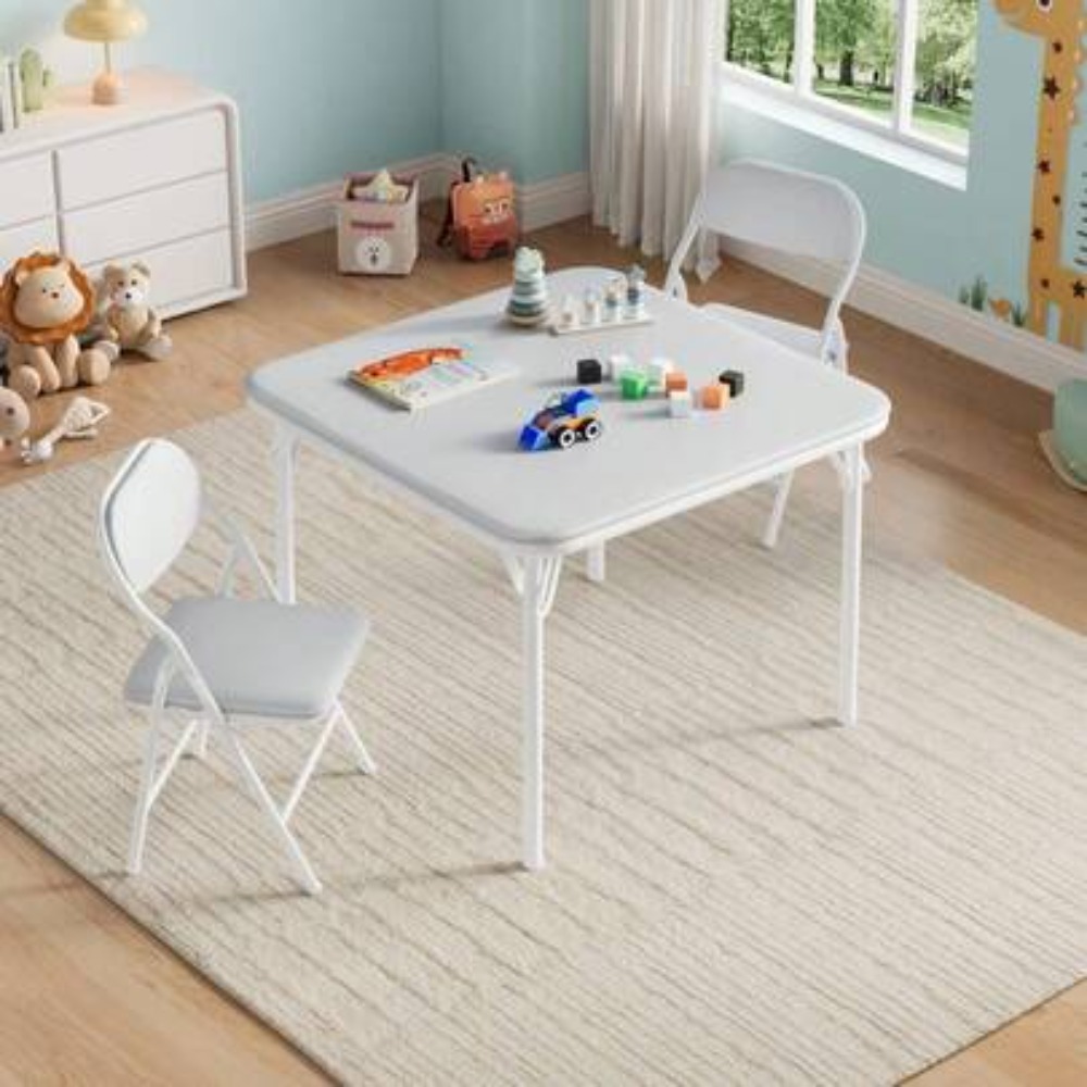 طاولة وكراسي قابلة للطي للأطفا - مراجعة Kids Outdoor Dining Set وسعره
