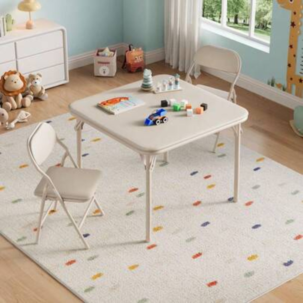 طاولة وكراسي قابلة للطي للأطفا - مراجعة Kids Outdoor Dining Set وسعره