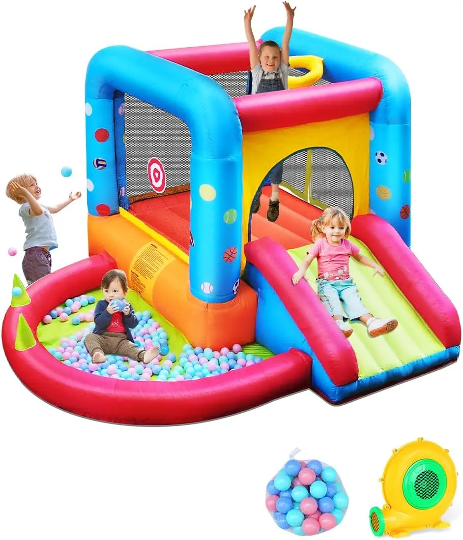 بيت قفز قابل للنفخ من ستيب4فن، - مراجعة Kids Outdoor House وسعره