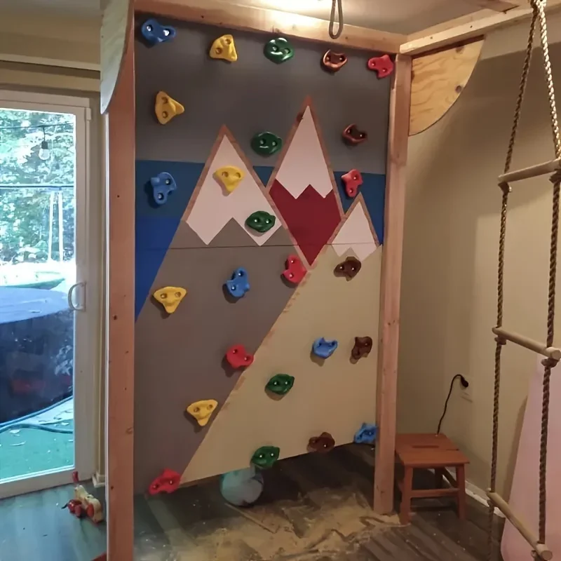 أحجار تسلق للأطفال، معدات تسلق - مراجعة Kids Outdoor Climbing Structure وسعره