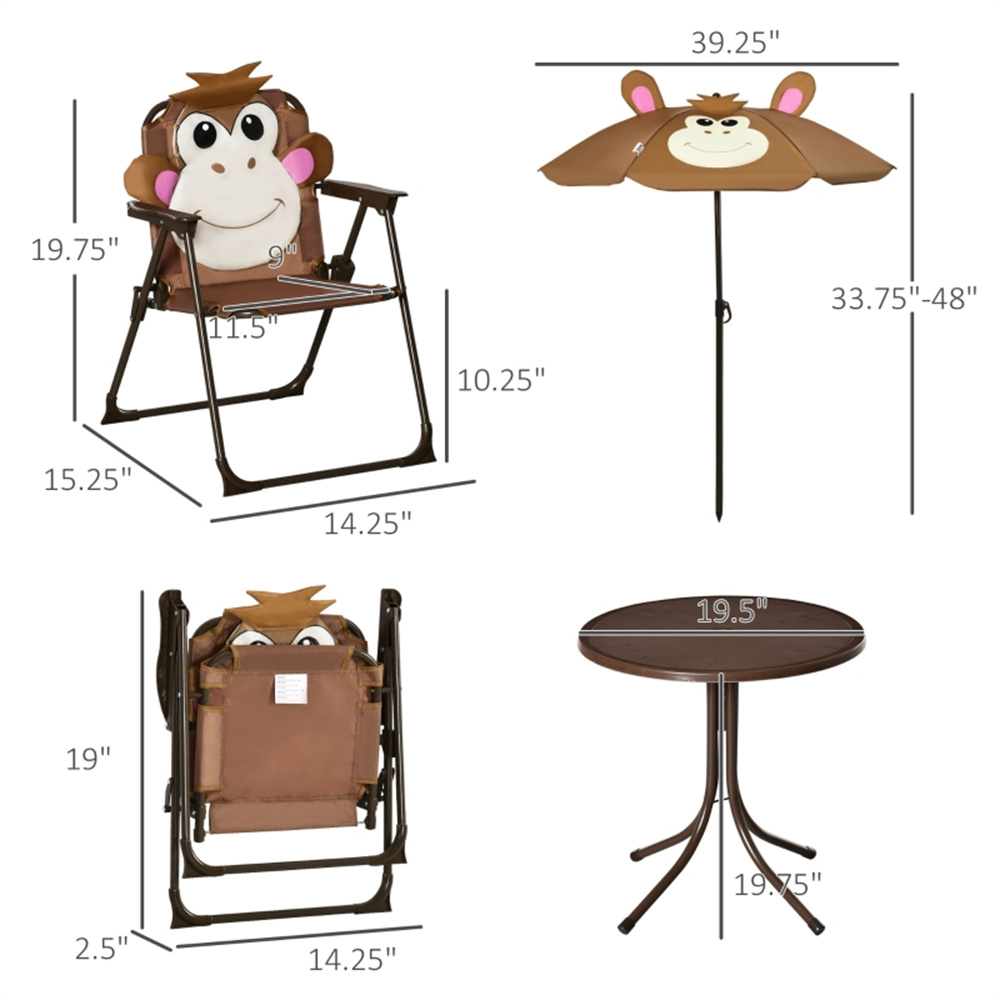 طقم طاولة وكراسي للأطفال بتصمي - مراجعة Kids Outdoor Dining Set وسعره