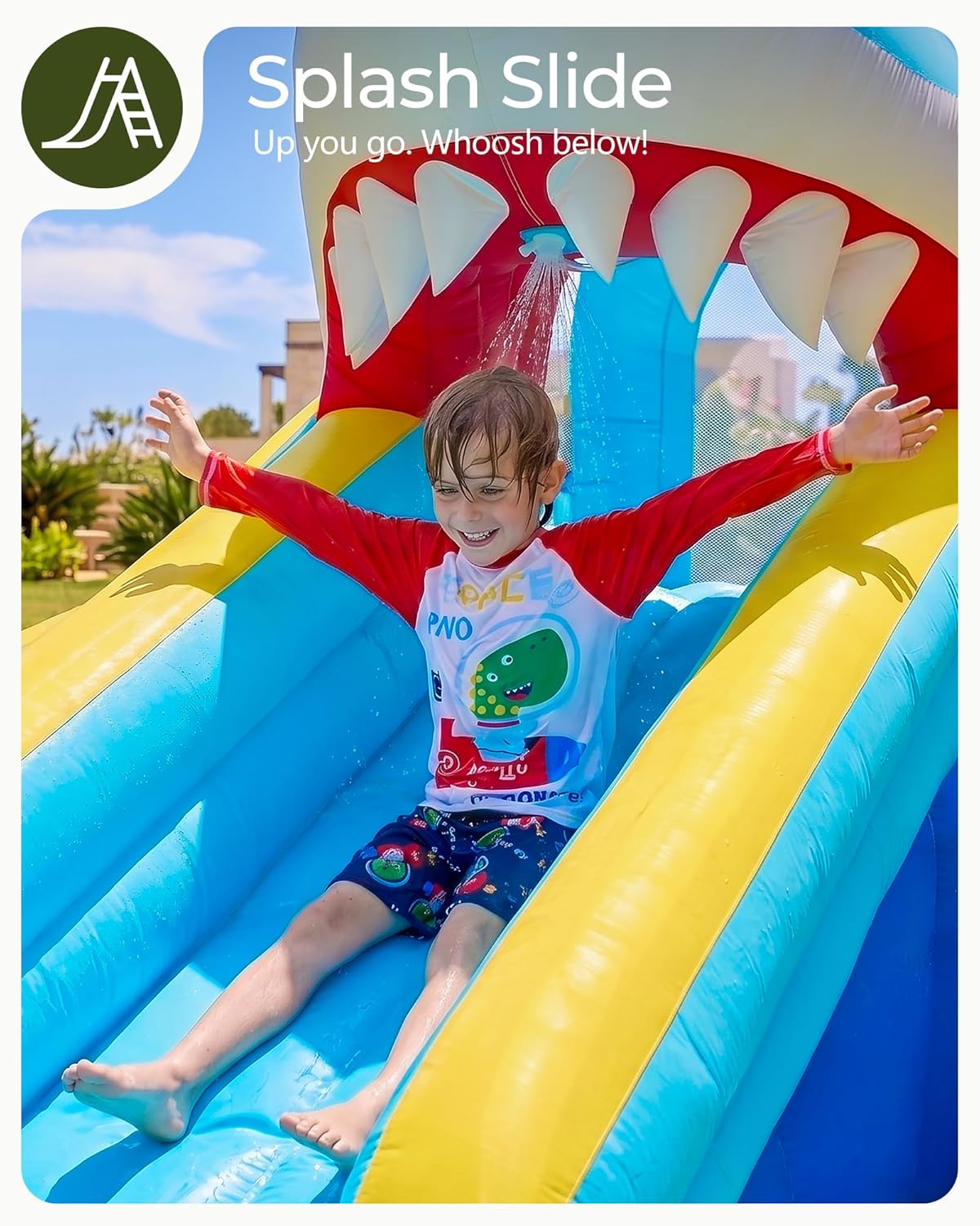 زحليقة مائية قابلة للنفخ للأطف - مراجعة Kids Outdoor House وسعره