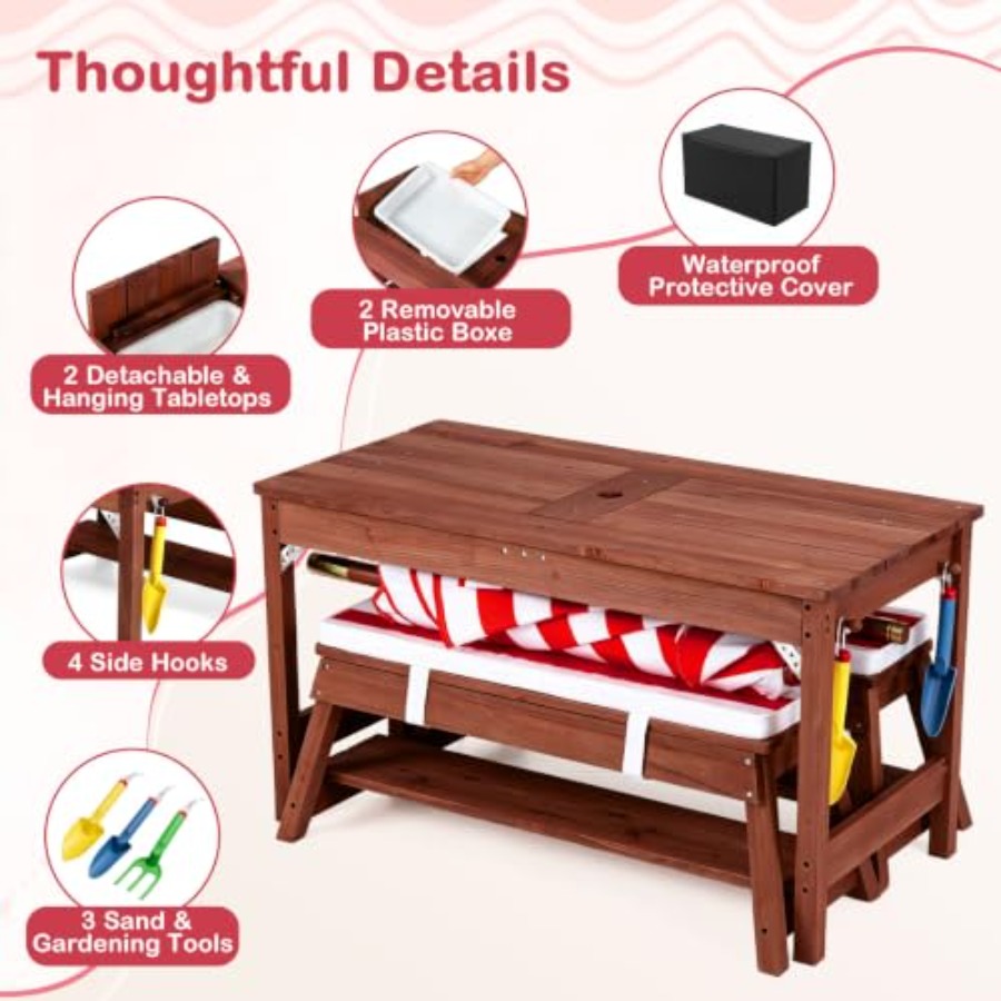 طاولة نزهة خارجية للأطفال للاس - مراجعة Kids Outdoor Water وسعره