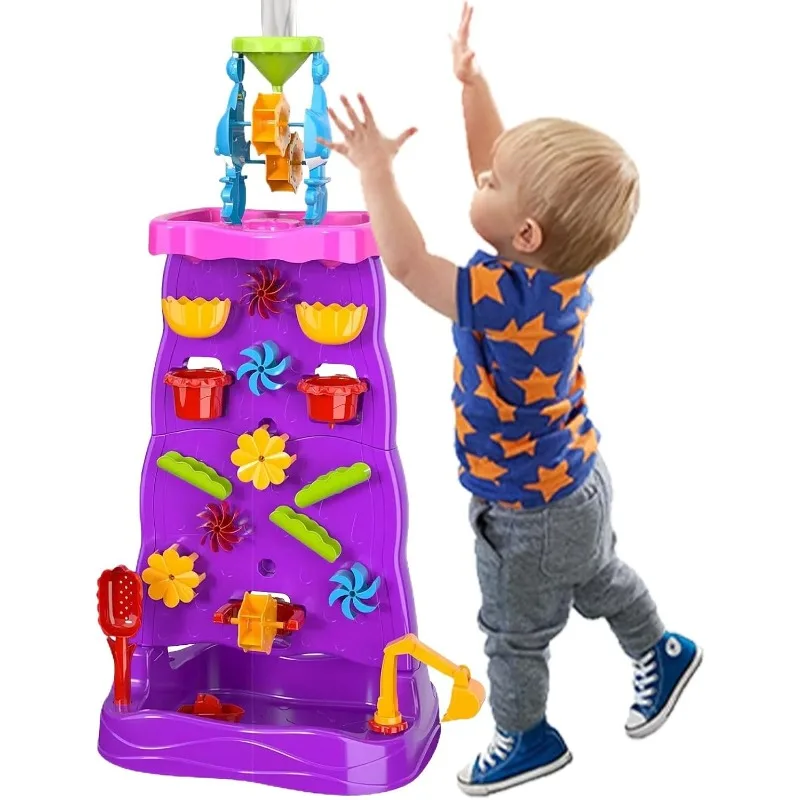 طاولة مائية للأطفال مع شلال ما - مراجعة Kids Outdoor Activity Table وسعره
