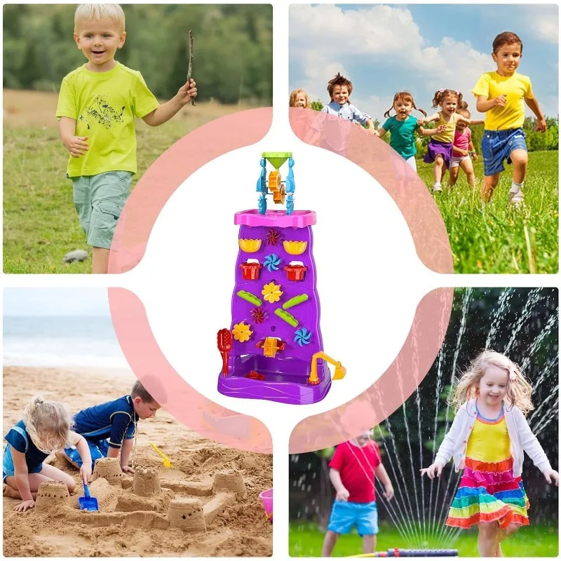 طاولة مائية للأطفال مع شلال ما - مراجعة Kids Outdoor Activity Table وسعره