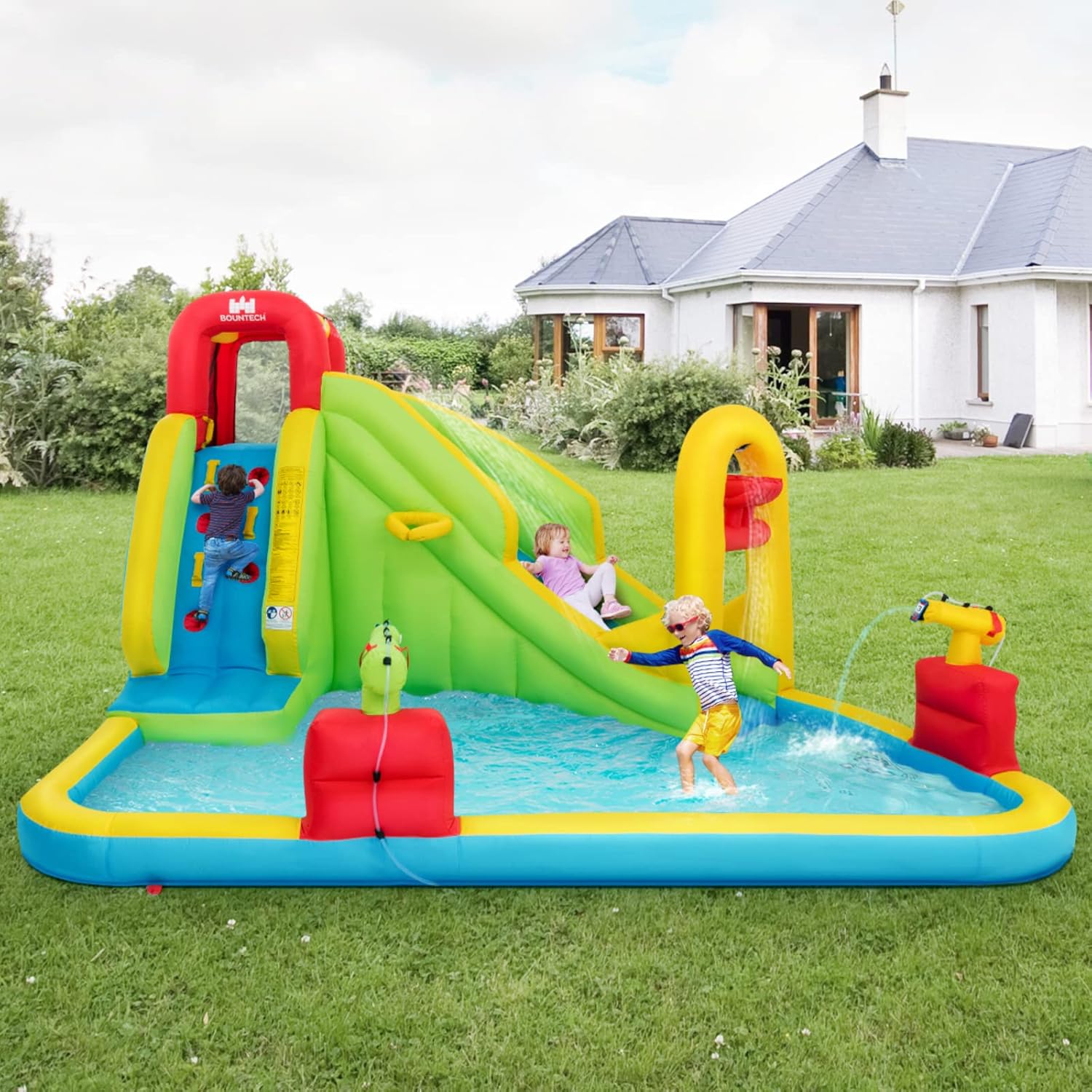 حديقة مائية قابلة للنفخ ضخمة ل - مراجعة Kids Outdoor Fun وسعره