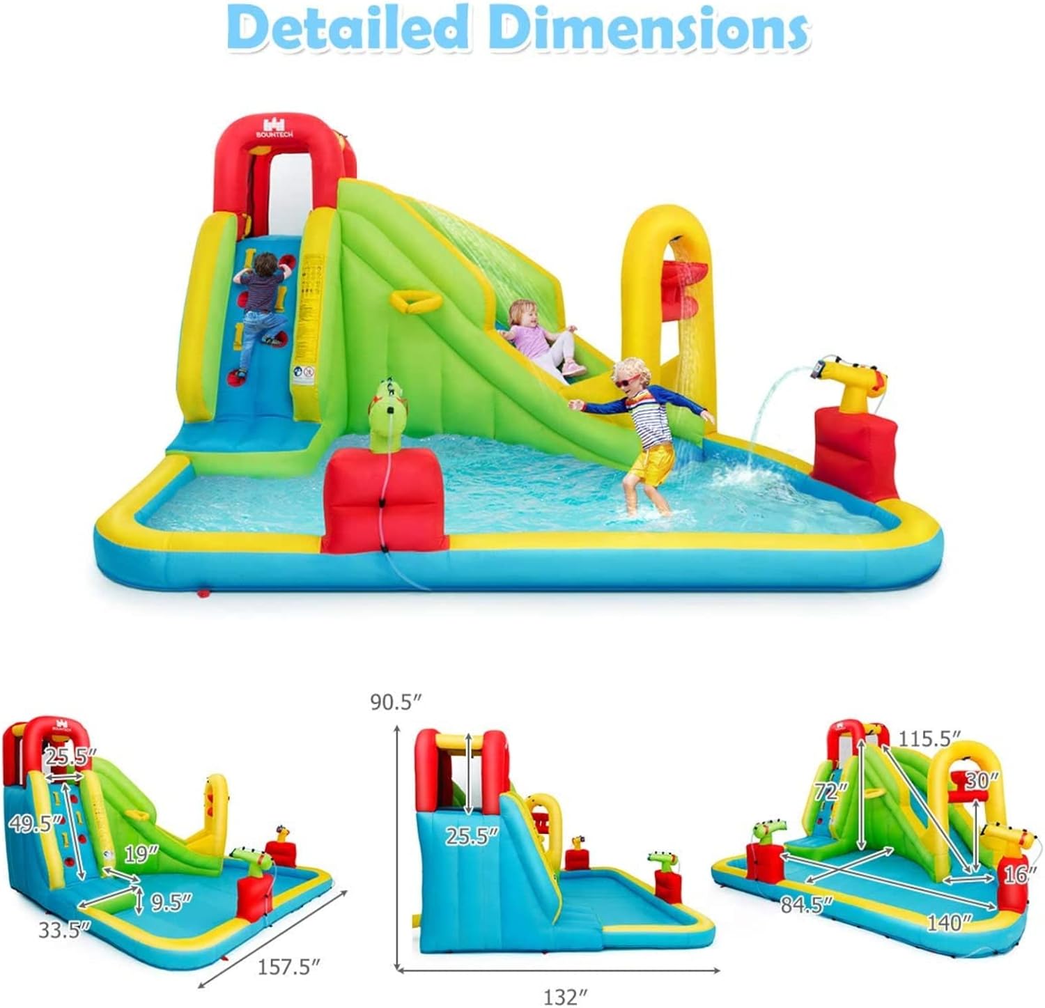 حديقة مائية قابلة للنفخ ضخمة ل - مراجعة Kids Outdoor Fun وسعره