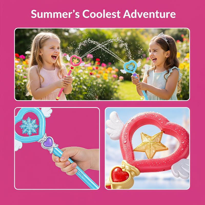 عصا سحرية مائية للأطفال، رشاش  - مراجعة Kids Outdoor Fairy Garden وسعره