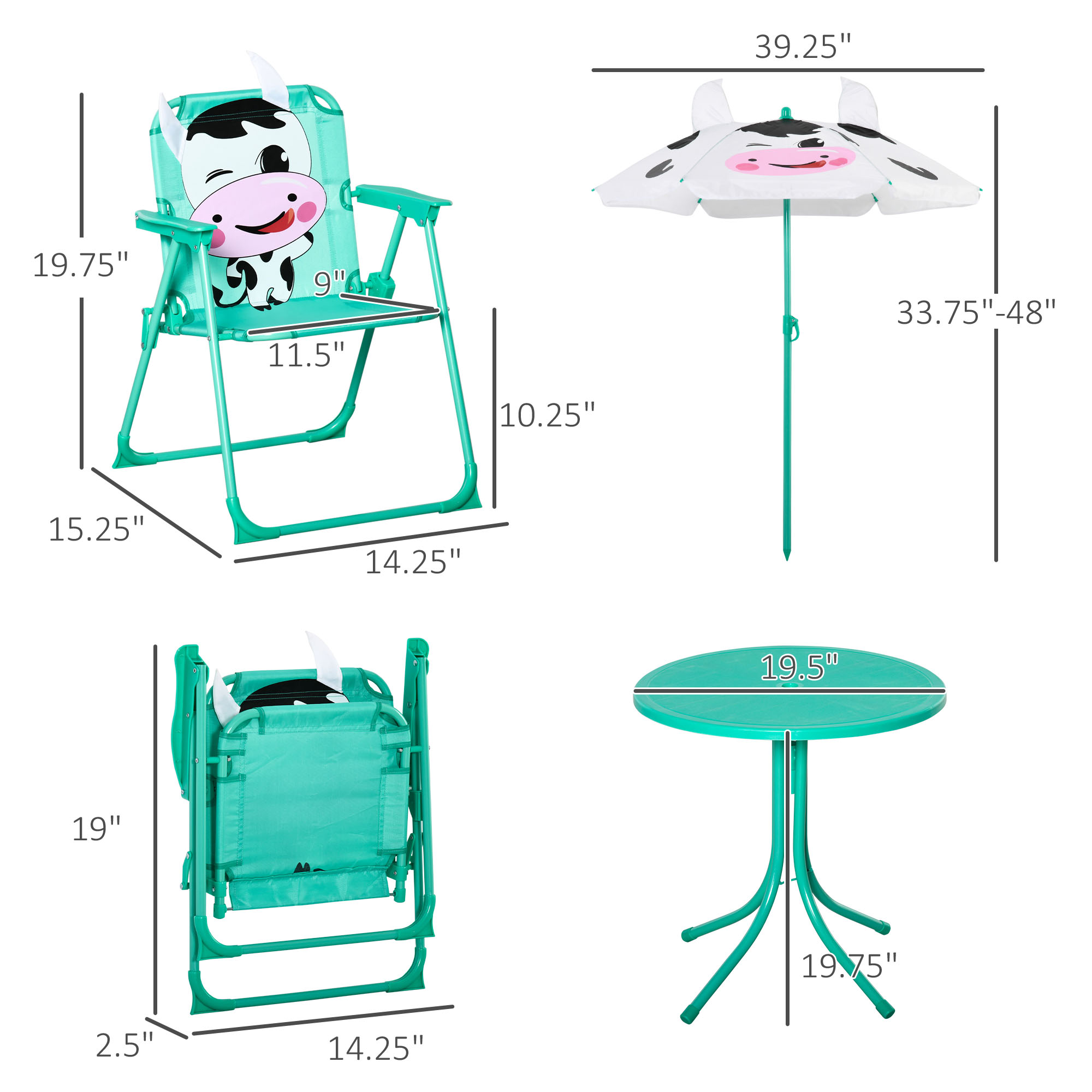 طقم طاولة وكراسي للأطفال، أثاث - مراجعة Kids Outdoor Table And Chair Set وسعره