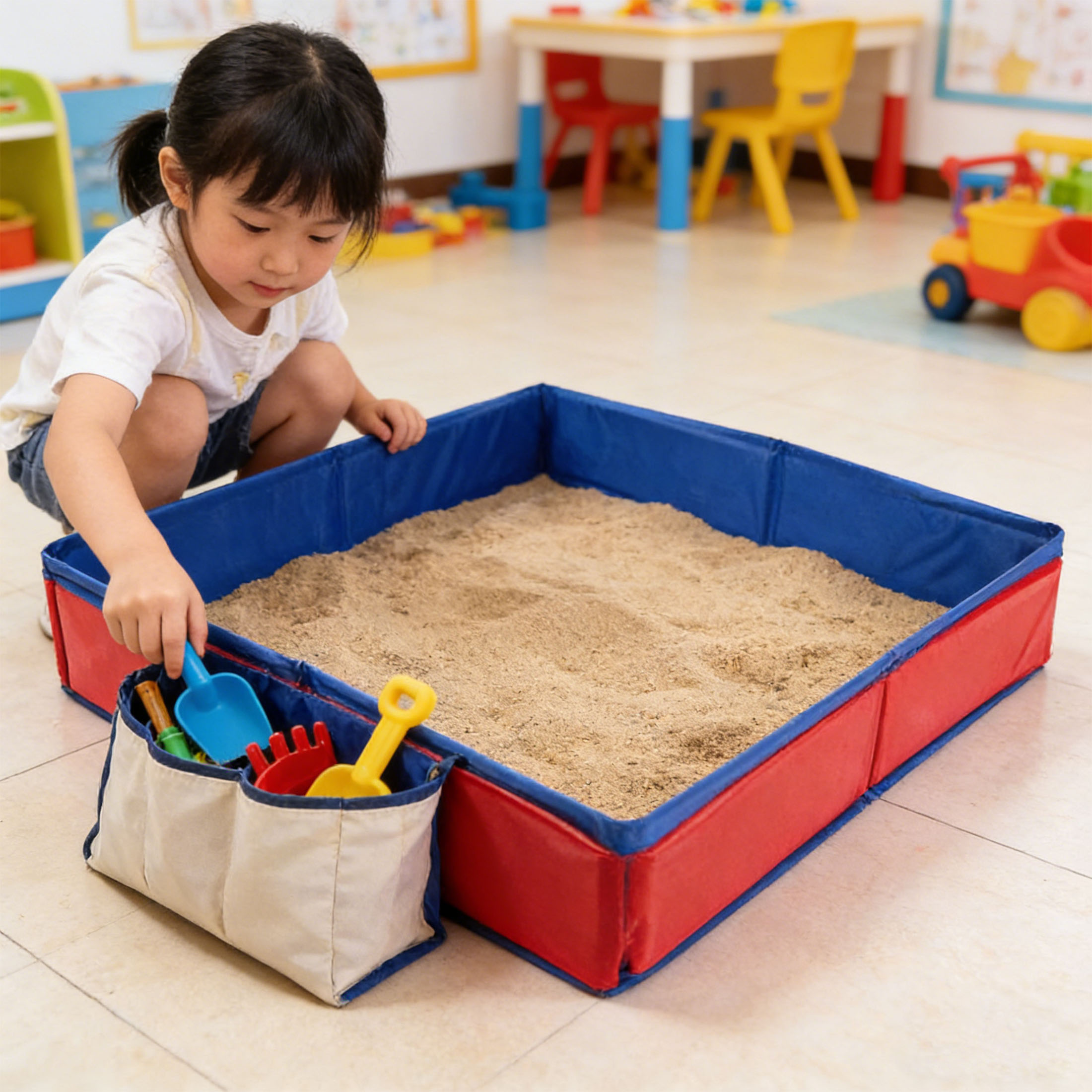 طاولة رمل للأطفال للأولاد والب - مراجعة Kids Outdoor Activity Table وسعره