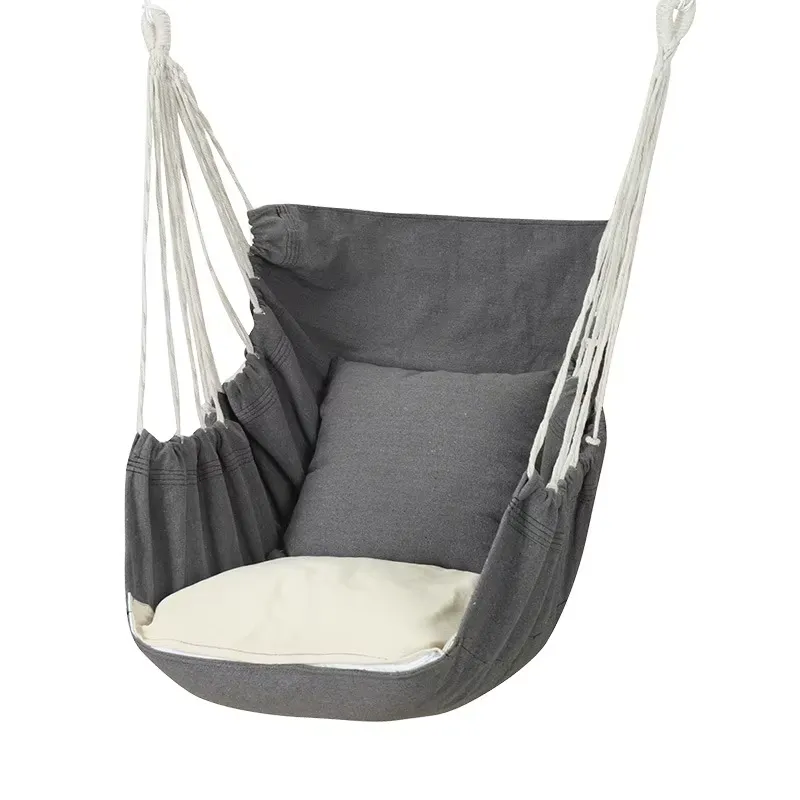 كرسي أرجوحة قماشي مع وسادة للا - مراجعة Kids Outdoor Swing Chair وسعره