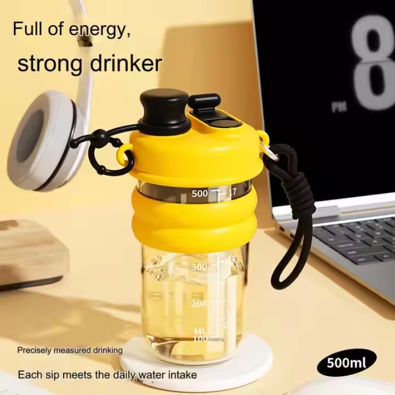 500 مللي كوب ماء بنمط كرتوني ل - مراجعة Kids Outdoor Water وسعره
