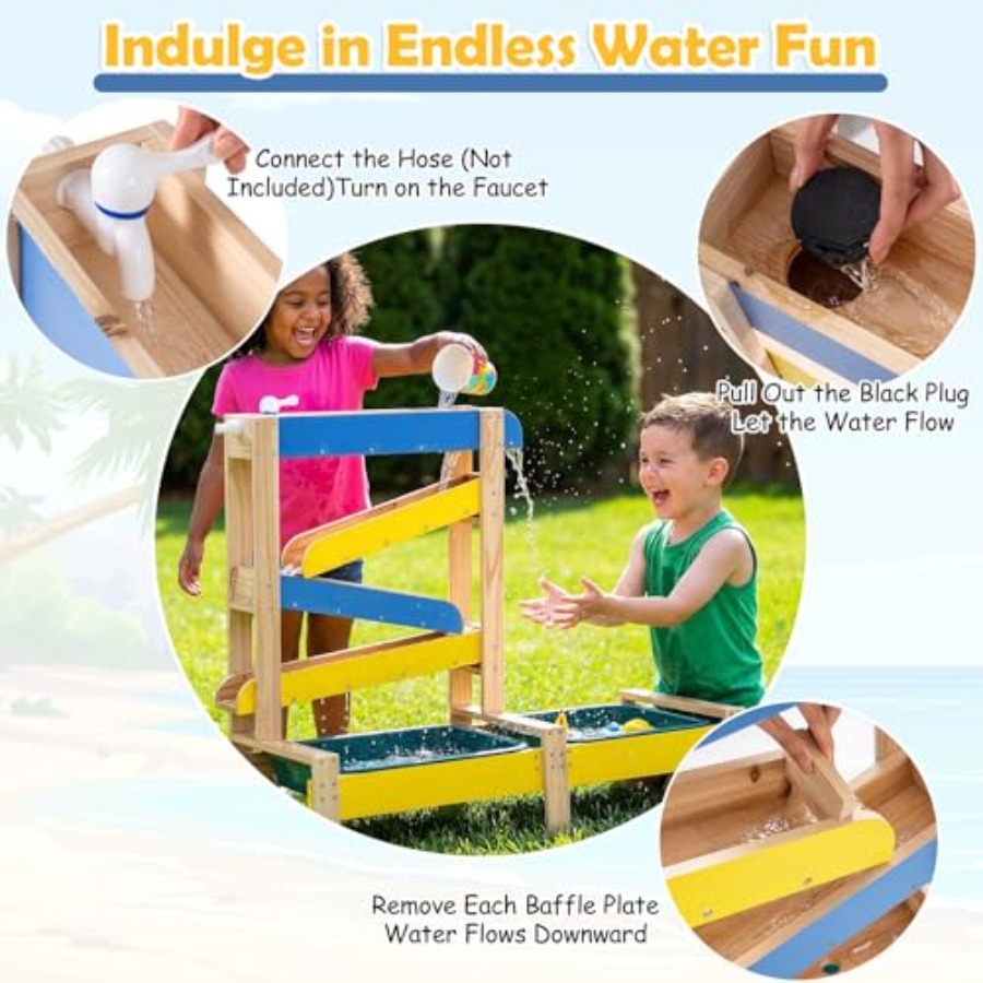 مجموعة ألعاب خارجية للأطفال فو - مراجعة Kids Outdoor Activity Table وسعره