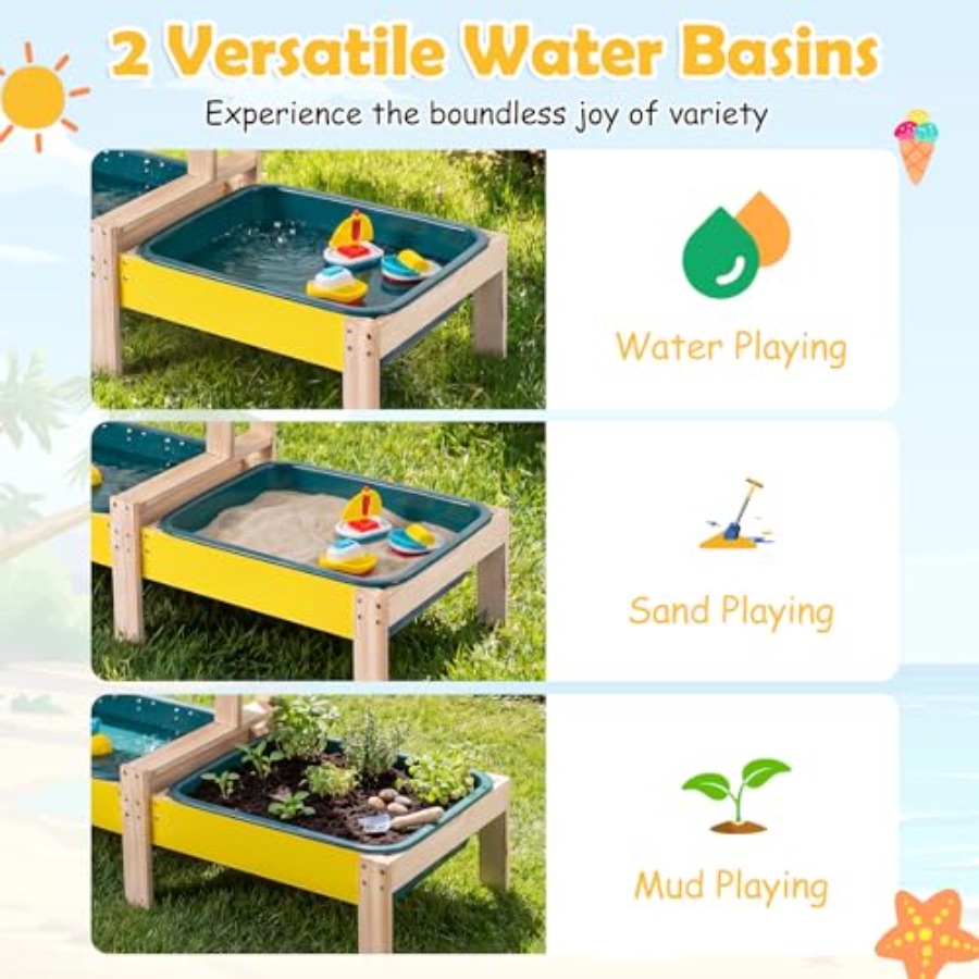 مجموعة ألعاب خارجية للأطفال فو - مراجعة Kids Outdoor Activity Table وسعره