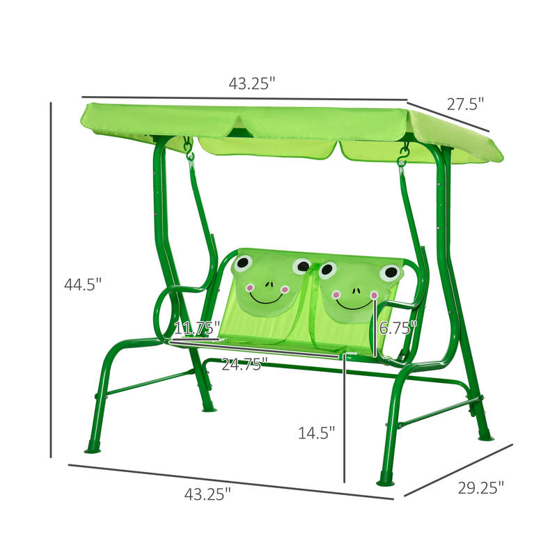 أرجوحة أطفال خارجية من Outsunn - مراجعة Kids Outdoor Swing Chair وسعره