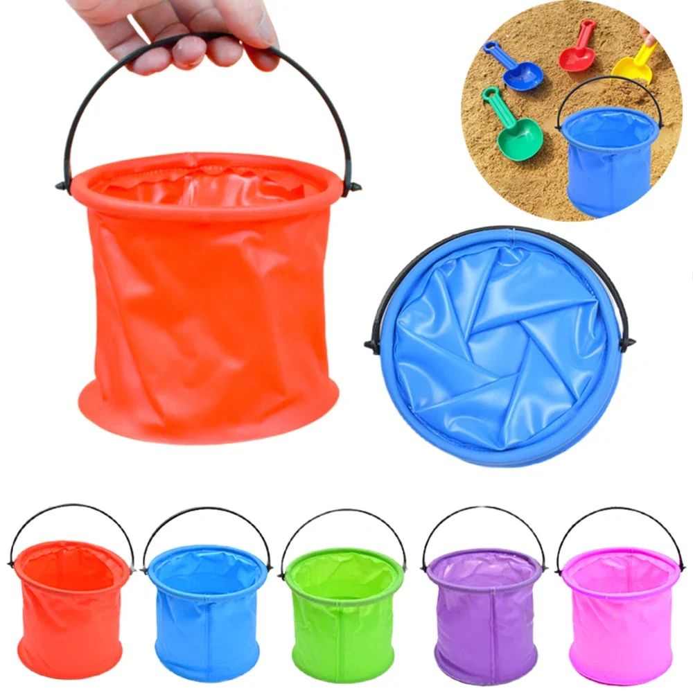 دلو رمل شاطئي قابل للطي، دلو م - مراجعة Kids Outdoor Water وسعره