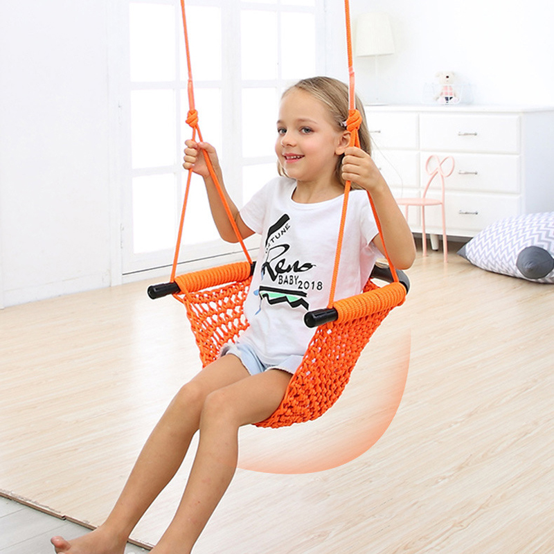كرسي أرجوحة محمول للأطفال للحد - مراجعة Kids Outdoor Swing Chair وسعره