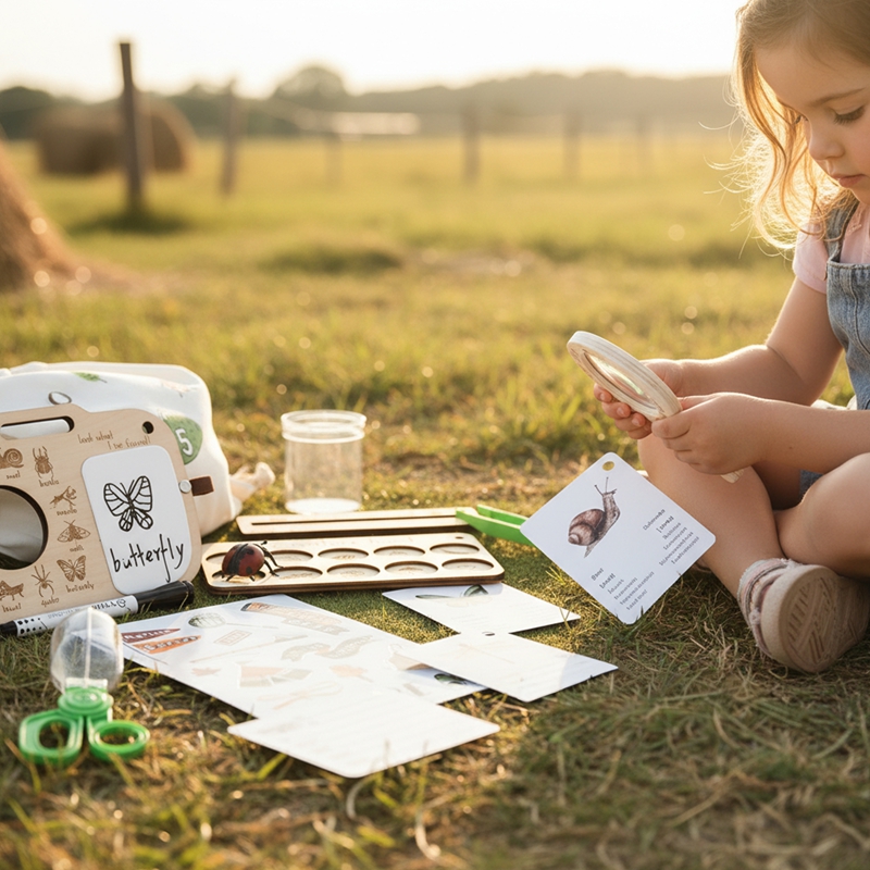 ألعاب مونتيسوري للأطفال، مجموع - مراجعة Kids Outdoor Explorer Set وسعره