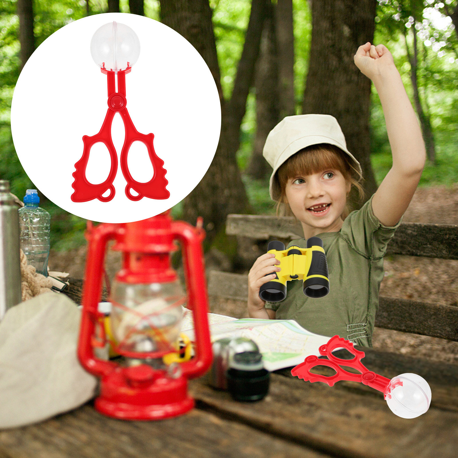 مقص يدوي لالتقاط الحشرات للأطف - مراجعة Kids Outdoor Nature Toys وسعره