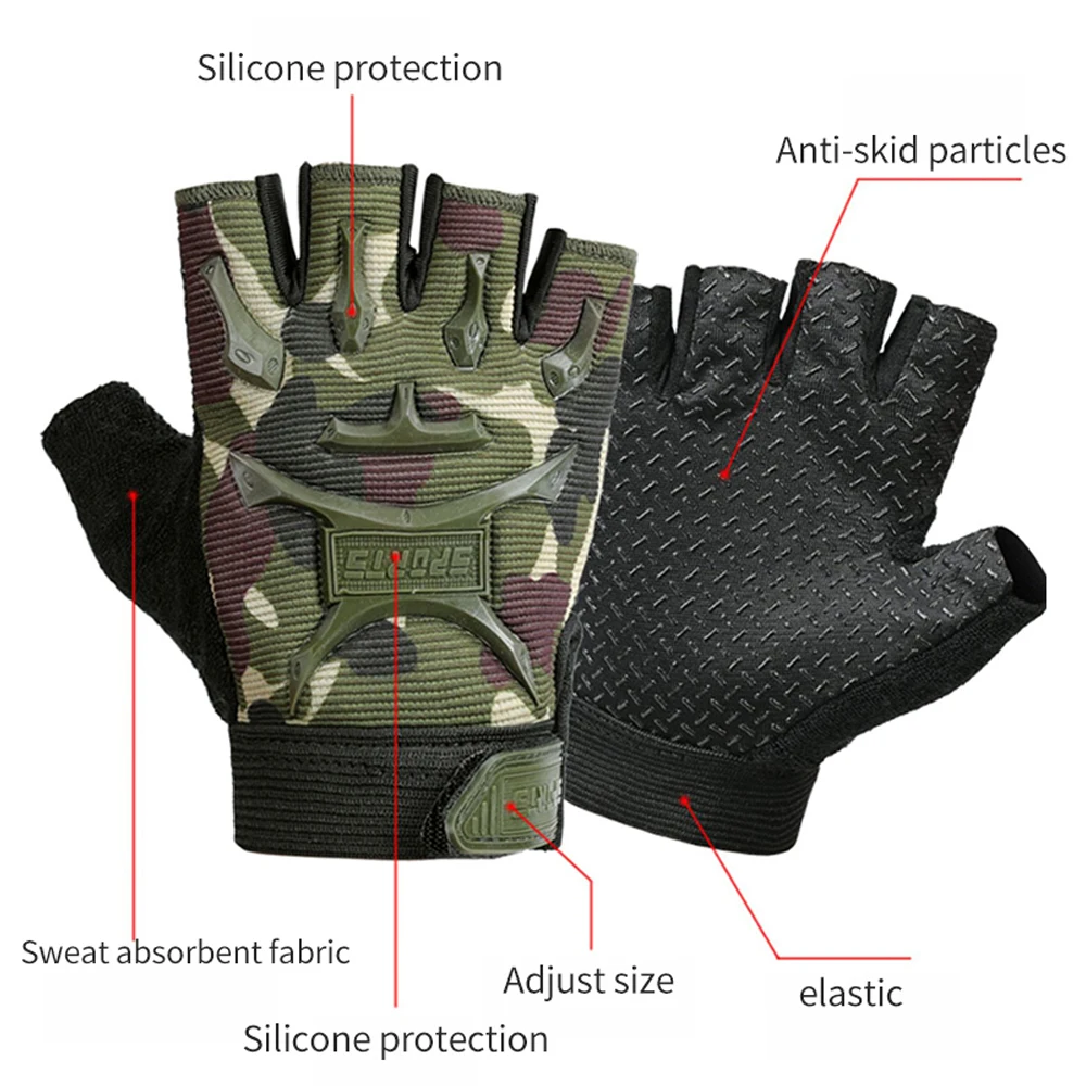 1 زوج الاطفال التكتيكية أصابع  - مراجعة Kids Outdoor Gloves وسعره