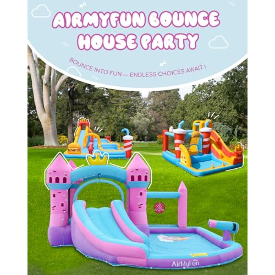 زحليقة مائية قابلة للنفخ للأطف - مراجعة Kids Outdoor House وسعره