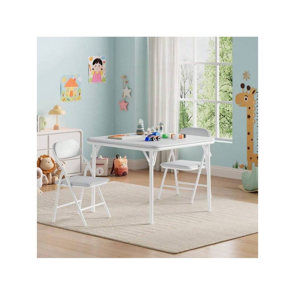 طاولة وكراسي قابلة للطي للأطفا - مراجعة Kids Outdoor Dining Set وسعره