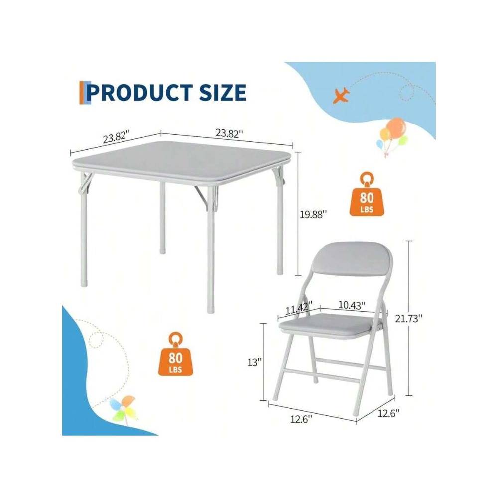 طاولة وكراسي قابلة للطي للأطفا - مراجعة Kids Outdoor Dining Set وسعره