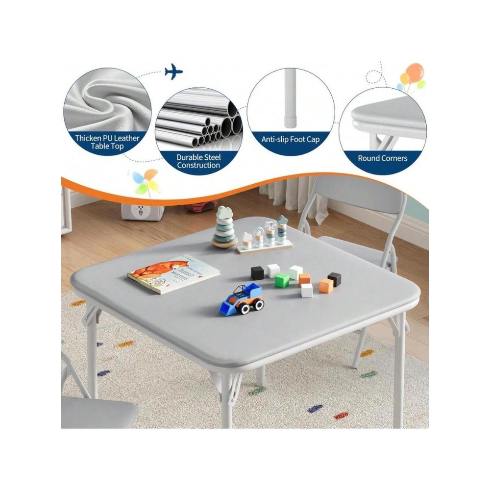 طاولة وكراسي قابلة للطي للأطفا - مراجعة Kids Outdoor Dining Set وسعره