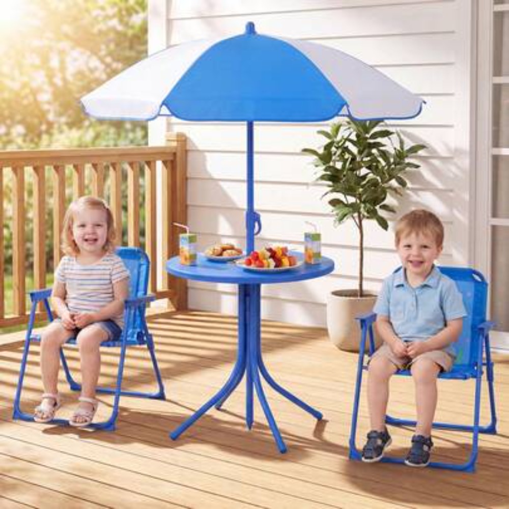 طاولة نزهة للأطفال مع كرسيين ق - مراجعة Kids Outdoor Table And Chair Set وسعره